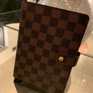 ***SOLD***Louis Vuitton Agenda mm Damier Ebene